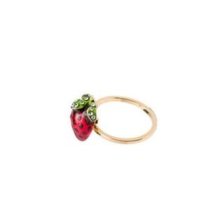 Miu Miu Embellished Strawberry Ring